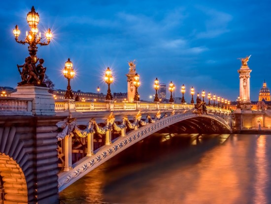Париж мост Александра III