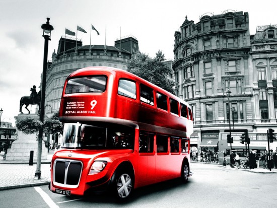 Лондон червоний автобус