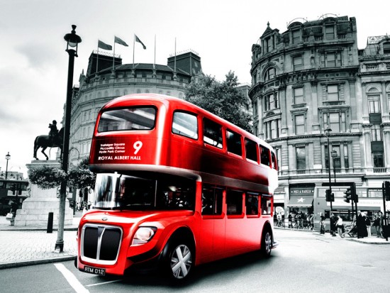 Лондон красный автобус