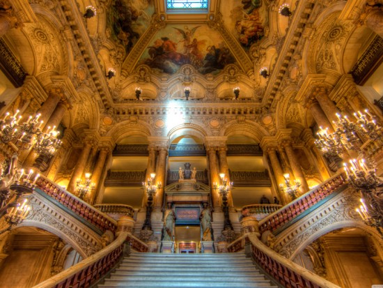 Парижская Национальная Опера, главная лестница